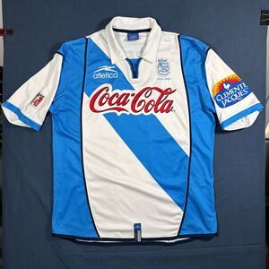Rare 2004 Puebla FC Liga MX 60 Anniversary Atletica Jersey Size XL